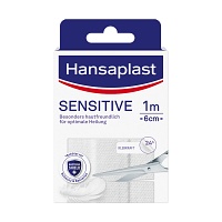 HANSAPLAST Sensitive Pflast.hypoallergen 6 cmx1 m