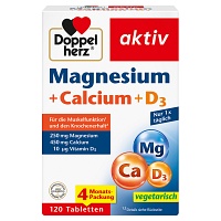 DOPPELHERZ Magnesium+Calcium+D3 Tabletten