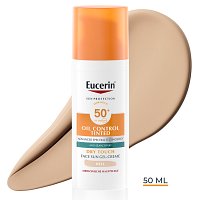 EUCERIN Sun Oil Control tinted Creme LSF 50+ hell