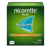nicorette 2mg Nikotinkaugummi freshfruit zur Rauchentwöhnung