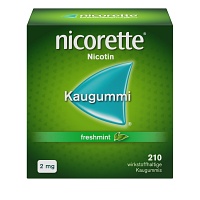 nicorette 2mg Nikotinkaugummi freshmint zur Rauchentwöhnung