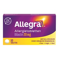 Allegra Allergietabletten - schnell bei Heuschnupfen & ganzjährigen Allergien 