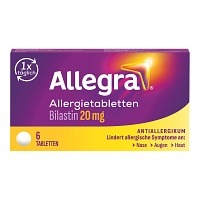 Allegra Allergietabletten - schnell bei Heuschnupfen & ganzjährigen Allergien
