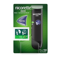 nicorette mint Spray mit Nikotin zur Rauchentwöhnung