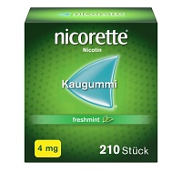 nicorette 4mg Nikotinkaugummi freshmint zur Rauchentwöhnung