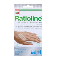 RATIOLINE Wundverschlussstreifen steril 2 Größen