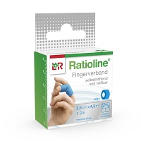 RATIOLINE selbsthaft.Fingerv.2,5cmx4,5m blau
