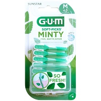 GUM SOFT-PICKS MINTY medium