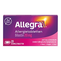 Allegra Schmelztabletten bei Allergien & Heuschnupfen perfekt für unterwegs