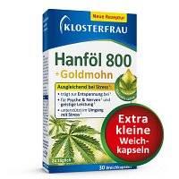 KLOSTERFRAU Hanföl 800 mg+Goldmohn Weichkapseln
