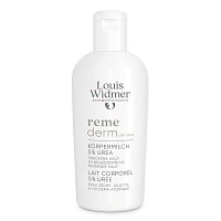 Louis Widmer remederm Körpermilch 5% Urea unparfümiert