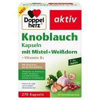 DOPPELHERZ Knobl.Kap.m.Mistel+Weißdorn+Vitamin B1