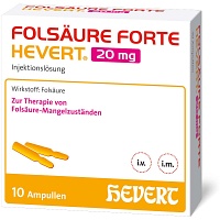 FOLSÄURE FORTE Hevert 20 mg Inj.-Lösung Amp.