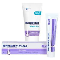 BENZAKNEN WASH 5% + BENZAKNEN 5% Gel