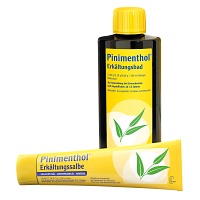 PINIMENTHOL Erkältungssalbe 100g + Erkältungsbad 190ml