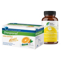Magnesium DIASPORAL400Extra direkt 50S + Vitamin C IMMUN 60S