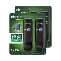 nicorette mint Spray mit Nikotin zur Rauchentwöhnung - 2x2 Stück