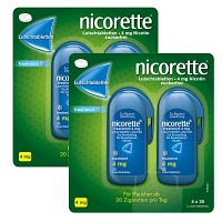 nicorette Lutschtablette freshmint 4 mg Nikotin 2x80Stück