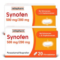 Synofen - mit Ibuprofen und Paracetamol - Doppelpack