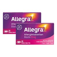 Allegra Schmelztabletten – Vorteilspack - bei Allergien perfekt für unterwegs