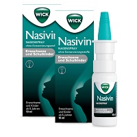 WICK Nasivin Nasenspray oK Erw./Schulkin.0,5 mg/ml - 2x10ml