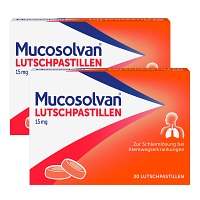 Mucosolvan® Lutschpastillen, Hustenlöser Ambroxol - Doppelpack